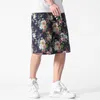 SHAN BAO Loose Straight Lightweight Beach Shorts Summer Classic Style Print Trend Men's Fashion Thin Casual 210629