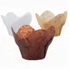 Lotus-Backpapier, Cupcake-Muffinförmchen, Pergamentbecher, fettbeständige Verpackungen für Hochzeiten, Geburtstage, XBJK2203