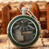 Orologio da taschino musicale in vetro trasparente Swan Lake Melody Music Antique Pendant Timepiece Vintage Quartz es Gift 211013294O