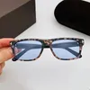 Occhiali da sole tf678 rettangolo maschi 2021 designer di lusso occhiali da sole acetato 270G