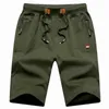 Merk Jogger Shorts Casual Mode Zomer Mens Beach Katoen Casual Mannelijke Homme Merk Kleding 210713