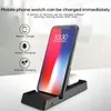 Double chargeur sans fil rapide 10W pliable 3 en 1 charge sans fil pour IPhone12 / 12 Pro Samsung pour montre intelligente pour écouteurs bluetooth