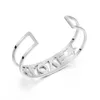 Amoureux strass lettres larges bracelets bracelets manchette épaisse bracelets pour femme bracelets en acier inoxydable main Q0719