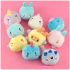 Cute 8cm Anime Expression 10 style Plush Keychains Toy Geometry Monster Toys Unicorn Soft Dolls Pillow Kids Baby Gift Children's Bed Room Decorationde compression