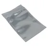 20 tailles de papier d'aluminium clair fermeture à glissière refermable en plastique emballage de vente au détail sac d'emballage fermeture éclair Mylar sac Zipzipper paquet pochettes01
