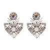 Bohemain Rhinestone Statement Jewelry Gem Crystal Stud Dangle Earrings For Women Accessories