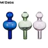 Retail Gekleurde Glas Carb Cap Roken Accessoires 28mm Dia Ronde Bal Koepel Voor Quartz Thermische Banger Quartz Bangers Waterpijp DAB RIG