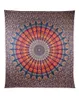 Tapestries CAMMITEVER Belgium Mandala Tapestry Blue Circle Moon Sun Tai Chi Wall Art Sheet For Living Room Decor