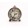 Najnowszy zegar biurkowy, europejski styl metalowy zegar retro, amerykańska kreatywna student luminous osobowość prosty milczący wskaźnik