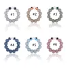 baby Silicone teething beads Newborn Molar Ring Infant Teethers Toy Silicon eyes shaped Soother toys M3784