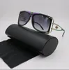 2021 남자 여성 브랜드 디자인 패션 메탈 태양 안경 큰 크기 여자 남자 gafas de sol 빈티지 UV400 선글라스 안경 상자