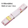 500pcs Body Tape Measures Length 150cm 60inches Soft Ruler Sew Tailor Measuring Rulers Kids Cloth Sewing Tools 150*1.3cm Color Randomly Sending