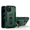 Anti-Drop Bracket TPU PC Mobiltelefon Väskor till Huawei Nova 6 SE HONOR 9X PRO Y5P Y6P Y7P Y8P bil magnetisk osynlig rustning skyddskåpa