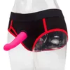 NXY Vibrators Erotic Lesbian Strapon Dildo Vibrator Sex Toys for Woman Panties Strap On Harness Briefs Anal Plug Dick Adult Shop 1119