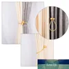 Sheer Curtains 1PC Magnetic Round Curtain Tieback Braided Spherical Chain Buckle Window Strap Drapery Holdback Clip Home Decoration