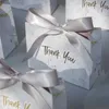 Emballage cadeau 20 pièces merci sac boîte pour fête bébé douche papier chocolat boîtes paquet/mariage Thanksgiving faveurs bonbons fourre-tout