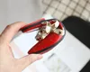 Slipper Summer Girl Shoes Slides Sandals Children Rivet Slippers Baby Beach For Kids Red Black White Flat