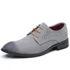 Män klär skor Bullock oxfords skor för män andningsbara formella bröllopskor män leher skor