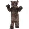 Hallowee Grizzly ursos mascote traje de alta qualidade cartoon anime tema caráter carnaval adulto unisex vestido de natal festa de aniversário outdoor