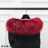 Qearlsart Collo in Pelliccia di Procione Sintetica Sciarpe Invernali per Giacca da Donna Cappuccio Scialle in Pelliccia di Lusso Decor Scialle Uomo Cappotto Sciarpa in Pelliccia Accessori Fy18 H0923