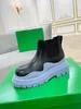 Sonbahar Kış Bayan Martin Çizmeler Yumuşak Dana Kadın Elastik Kemer Ayak Bileği Boot 100% Deri Bayan Platform Tasarımcısı Sneakers Moda Kalın Soled Kadın Ayakkabı Boyutu 35-40