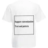 T-shirts T-shirts 2022 Sommar T-shirt Iration Solnedgång Bakgrund Enkelt mönster Utskrift Högkvalitativ Casual O-Neck Loose Kläder