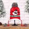 Regalo de Navidad para niños, gorros cálidos de invierno para bebés, gorros con pompón para niños, gorro de frijol tejido de Navidad para niños