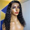Parrucche frontali in pizzo trasparente HD a onda profonda brasiliana Parrucche anteriori in pizzo HD a densità 150% Parrucche per capelli umani sciolti a onda profonda per le donne