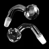 Pyrex -Glasöl -Brenner 14 mm männliches Rauchzubehör klarer Banger -Nagel Wasser Bong