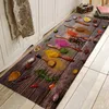 Cozinha Temporada Morango Impressão de Padrão Cozinha Entrada Entrada Esteira Anti-Slip Assoalho Banheiro Área Hallway Frete Grátis 210301
