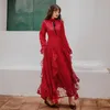 vestidos de renda de flare