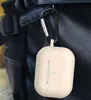 Per custodie Airpods Pro / 3a generazione Protettore in silicone Spessore 1,5 mm e custodia per auricolari a protezione completa anti-caduta con fibbia in metallo