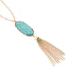 Collier Tassel Bohême pour femmes Grand collier ethnique Déclaration longue Déclaration Boho Vintage Colliers Mode Bijoux