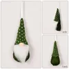 Décorations d'arbre de noël en peluche Gnome poupée pendentif suspendu ornement nouvel an fête fournitures décor à la maison