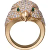 Panthereシリーズリングダイヤモンド最高品質の高級ブランド18 K Gilded Rings for Womanブランドデザイン新しい販売ダイヤモンドアニバーサリーGI6543669