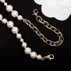 2021 Fashion style Charm necklace with nature white shell and sparkly diamond for women wedding jewelry gift have box PS4781
