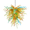 Lampes suspendues en verre colorées Le lustre en verre de Murano coloré personnalisé allume 80x70cm l'Italie a conçu l'éclairage LED pour la décoration de la maison d'hôtel-Z