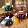 Other Clocks & Accessories The Budding Alarm Clock Children Sleep With Night Lights Led Electronic Creative Simple Home Bed Head 0709L