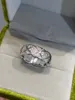 Biżuteria srebrna dla kobiet cienkie luksusowe pierścienie Crush prezent urodzinowy europejska i amerykańska klasyczna moda para ślub 220211