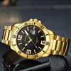 NORTH Top Brand Luxury Men Watch Fashion Casual Sport Waterproof Steel Belt Quartz Watch Date Mens Watches Relogio Masculino 210804