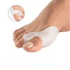 1 par de gel de silicone corretor de polegar cuidados com os pés protetor de dedo do pé separador hálux valgus alisador de dedo almofadas de alívio 13039106528