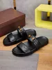Cowhide brand luxury saddle men's sandals slippers famous designer letter G shoes beach shoes 38-465288320