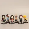 6 pics set Action Figures Models Anime Figures Kids Toy Doll High Quality Car Ornaments Child Collectible Toys Decoration Birthday Gift