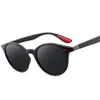Gafas de sol redondas polarizadas para hombres para mujer diseñador de la marca Club Gafas clásico sol conduciendo pesca UV400 gafas