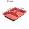 Disposable Take Out Containers Lunch Box Microwavable Supplies 3 Or 4 Reusable Plastic Food Storage Containers With Lids HHC6640