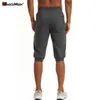 Magcomsen Heren Joggers Joggingbroek 3/4 Zomer Casual Gym Fitness Broeken Zip Zakken Training Track Broek Tracksuit Bottoms Mannen 210702