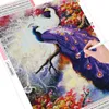 HUACAN Full Square Diamond Painting Peacock Cross Stitch Sale 5D DIY Embroidery Animal Mosaic Flower Handmade Gift Art