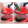 Mixer Food Processor Kitchen Manual Powerful Egg Blender Meat Grinder Vegetable Chopper Shredder Stainless Steel Blade Cutter 210706