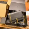 Echtes Leder Luxurys Europa Designer Stil Frauen Umhängetaschen Goldene Hardware Quaste Liebe Kette Handtasche Schultertasche Modedesign