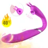 Massage Heating Vibrator Sucking Sex Toys for Couple 360Bending Erotic Adult Products Realistic Dildo Penis Double Shaking Masturbation